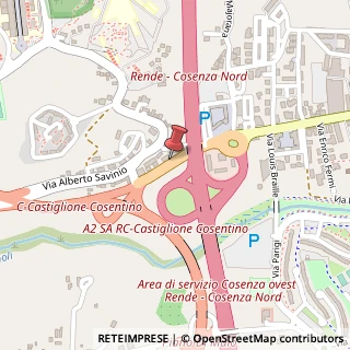 Mappa Via G. Marconi, 96, 87036 Rende, Cosenza (Calabria)