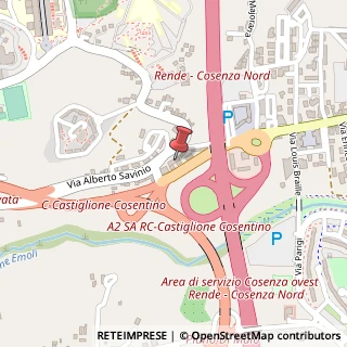 Mappa Via Guglielmo Marconi, 114, 87036 Rende, Cosenza (Calabria)
