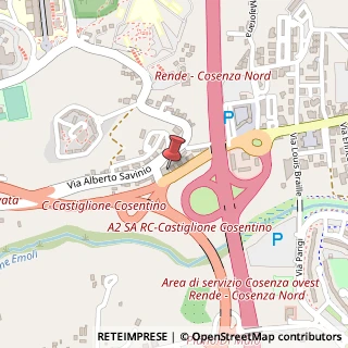 Mappa Via Guglielmo Marconi, 116, 87036 Rende, Cosenza (Calabria)