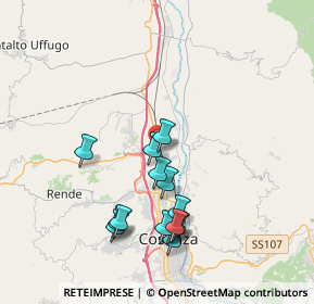 Mappa Via Galileo Galilei, 87036 Quattromiglia CS, Italia (4.05071)