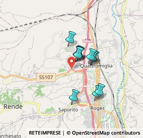 Mappa Contrada S. Gennaro, 87036 Quattromiglia CS, Italia (1.24455)