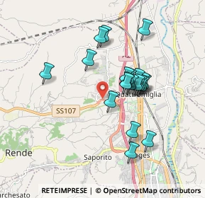 Mappa Contrada S. Gennaro, 87036 Quattromiglia CS, Italia (1.649)