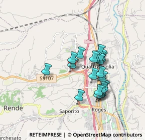 Mappa Contrada S. Gennaro, 87036 Quattromiglia CS, Italia (1.6255)