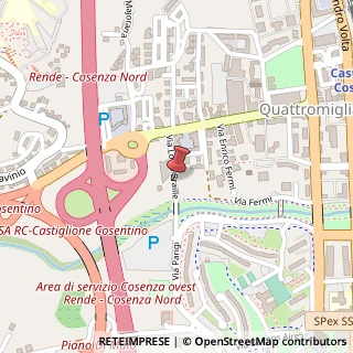 Mappa Via Louis Braille, 79, 87036 Rende, Cosenza (Calabria)