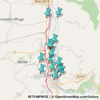 Mappa Via Alessandro Volta Trav. 1 n., 87036 Rende CS, Italia (3.54)