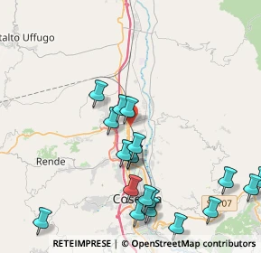 Mappa Via Alessandro Volta Trav. 1 n., 87036 Quattromiglia CS, Italia (5.3315)