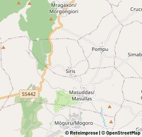 Mappa 09090 Masullas OR, Italia (1.41667)