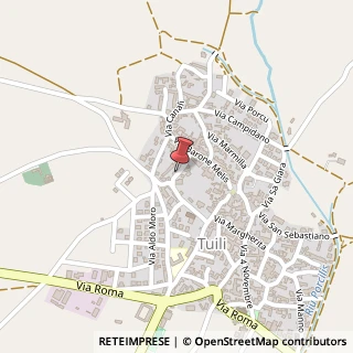 Mappa Via G. B. Tuveri, 16, 09029 Tuili, Medio Campidano (Sardegna)