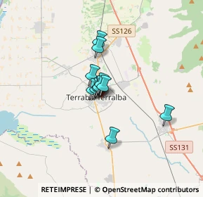 Mappa Via Cesare Battisti, 09098 Terralba OR, Italia (1.98636)