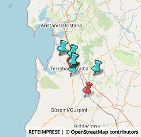 Mappa Via Cesare Battisti, 09098 Terralba OR, Italia (5.92667)