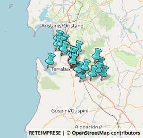 Mappa Via Cesare Battisti, 09098 Terralba OR, Italia (8.266)