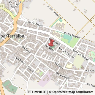 Mappa Via Napoli, 22, 09098 Terralba, Oristano (Sardegna)
