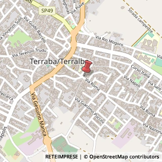Mappa Via Roma, 57, 09098 Terralba, Oristano (Sardegna)