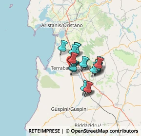 Mappa Via Gioacchino Rossini, 09098 Terralba OR, Italia (8.782)