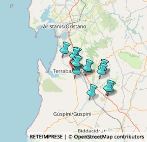 Mappa Via Gioacchino Rossini, 09098 Terralba OR, Italia (8.80071)