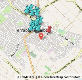 Mappa Via Gioacchino Rossini, 09098 Terralba OR, Italia (0.4415)