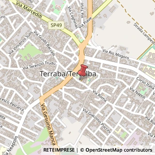 Mappa Via Roma, 23, 09098 Terralba, Oristano (Sardegna)
