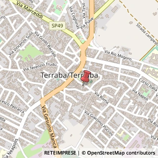 Mappa Via Roma, 56, 09098 Terralba, Oristano (Sardegna)