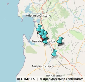 Mappa Via D. Millelire, 09098 Terralba OR, Italia (7.21273)