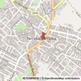 Mappa Via Tanca Marchesa, 09098 Terralba, Oristano (Sardegna)