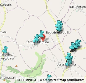 Mappa Via Torino, 09090 Baressa OR, Italia (2.5685)