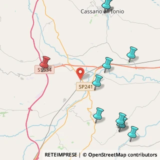 Mappa Contrada Pascuzzo, 87019 Spezzano albanese CS, Italia (6.35182)