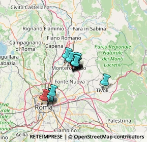 Mappa Via Ombrone, 00013 Mentana RM, Italia (8.39294)