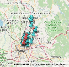 Mappa Via Ombrone, 00013 Mentana RM, Italia (12.6655)