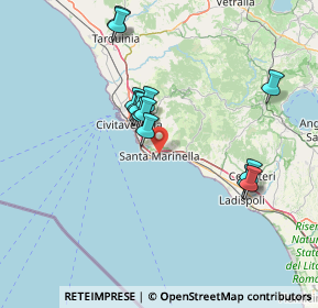 Mappa 00058 Santa Marinella RM, Italia (13.99385)