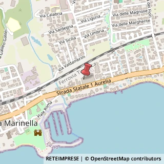 Mappa Via Aurelia, 183, 00058 Santa Marinella, Roma (Lazio)