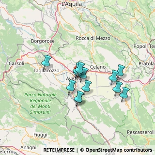 Mappa Via Lanciano, 67051 Avezzano AQ, Italia (11.20692)