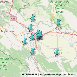 Mappa Via Lanciano, 67051 Avezzano AQ, Italia (4.41071)
