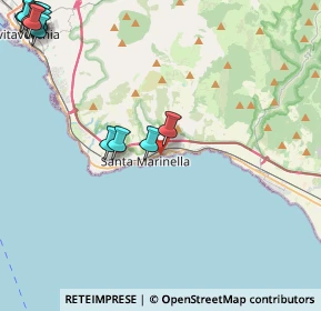 Mappa Largo Impero, 00058 Santa Marinella RM, Italia (6.55833)