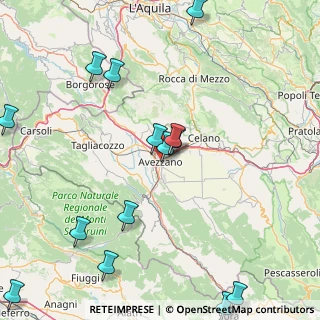 Mappa Via Monsignor Domenico Valerii, 67051 Avezzano AQ, Italia (23.972)