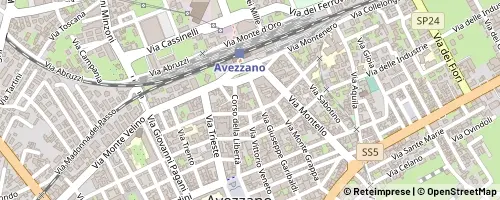 Mappa Avezzano