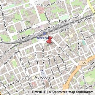 Mappa Via Garibaldi, 38, 67051 Avezzano, L'Aquila (Abruzzo)