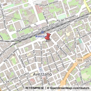 Mappa Via Garibaldi, 12, 67051 Avezzano, L'Aquila (Abruzzo)
