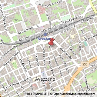 Mappa Via Garibaldi, 44, 67051 Avezzano, L'Aquila (Abruzzo)