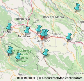 Mappa 67068 Avezzano AQ, Italia (18.43636)