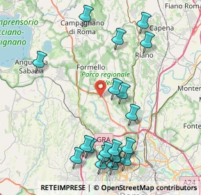 Mappa Località Castel de' Ceveri, 00060 Formello RM, Italia (10.167)