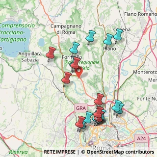 Mappa Località Castel de' Ceveri, 00060 Formello RM, Italia (9.3875)