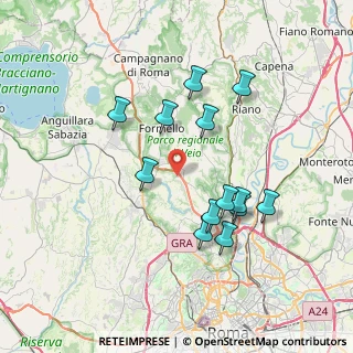 Mappa Località Castel de' Ceveri, 00060 Formello RM, Italia (7.28)