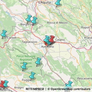 Mappa Via Claudio Galeno, 67051 Avezzano AQ, Italia (25.47625)