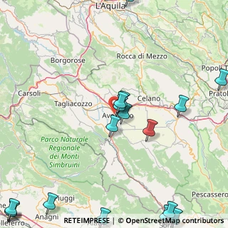 Mappa Via Claudio Galeno, 67051 Avezzano AQ, Italia (28.3885)