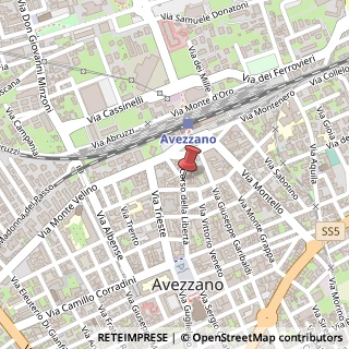 Mappa Corso della Libertà,  35, 67051 Avezzano, L'Aquila (Abruzzo)