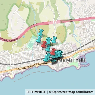 Mappa Via Montenero, 00058 Santa Marinella RM, Italia (0.3)