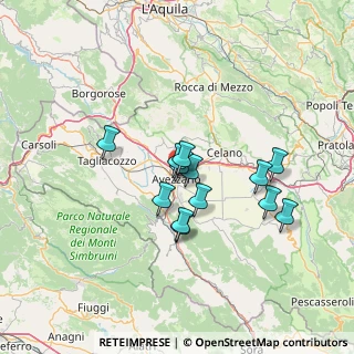 Mappa Via Montello, 67051 Avezzano AQ, Italia (11.25385)
