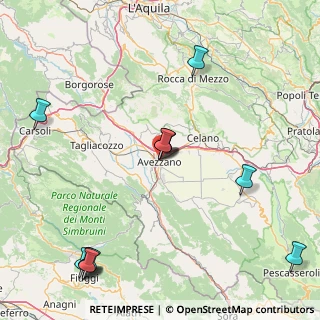 Mappa Via Montello, 67051 Avezzano AQ, Italia (22.58833)