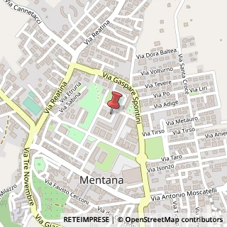 Mappa Via Arturo Massimi, 13/15, 00013 Mentana, Roma (Lazio)
