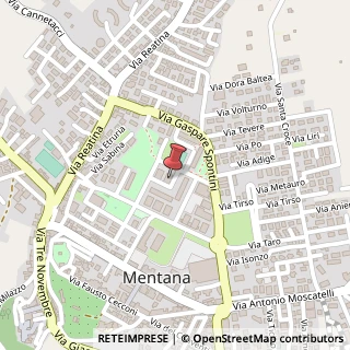 Mappa Via Arturo Massimi, 13, 00013 Mentana, Roma (Lazio)